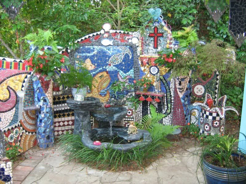 Mosaiced Garden Sculpture